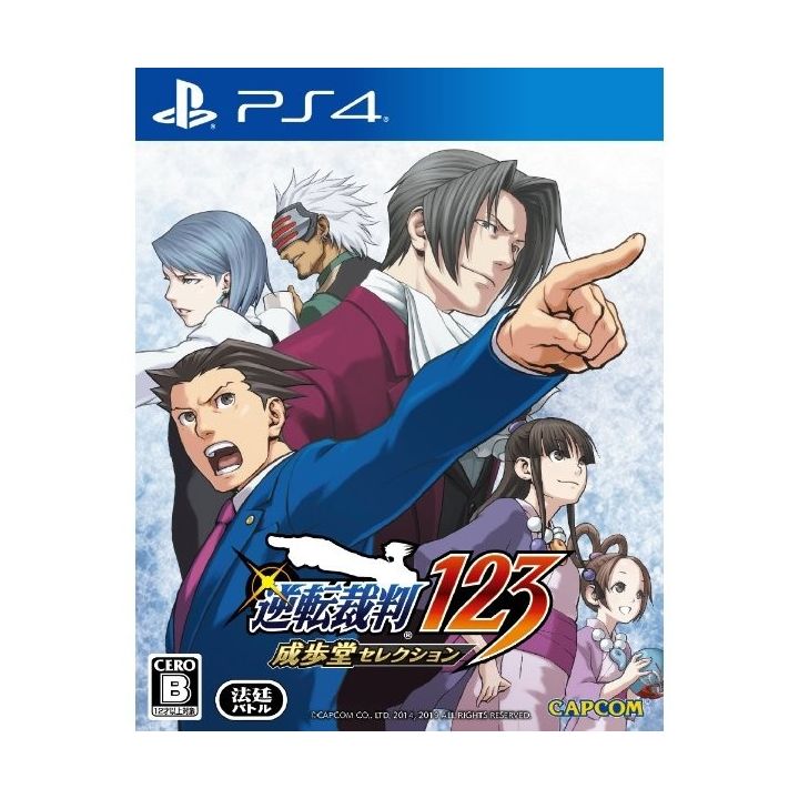 Capcom Gyakuten Saiban 123 Naruhodo Selección SONY PS4 PLAYSTATION 4