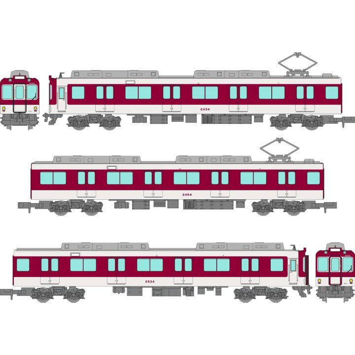 TomyTec Railway Collection Kintetsu Railway 2430 Series 3 Car Set
