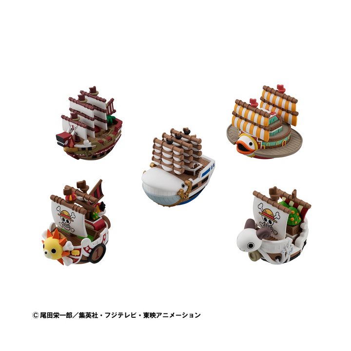Megahouse YuraColle Series ONE PIECE Grand Line Collection 6 Pack Box