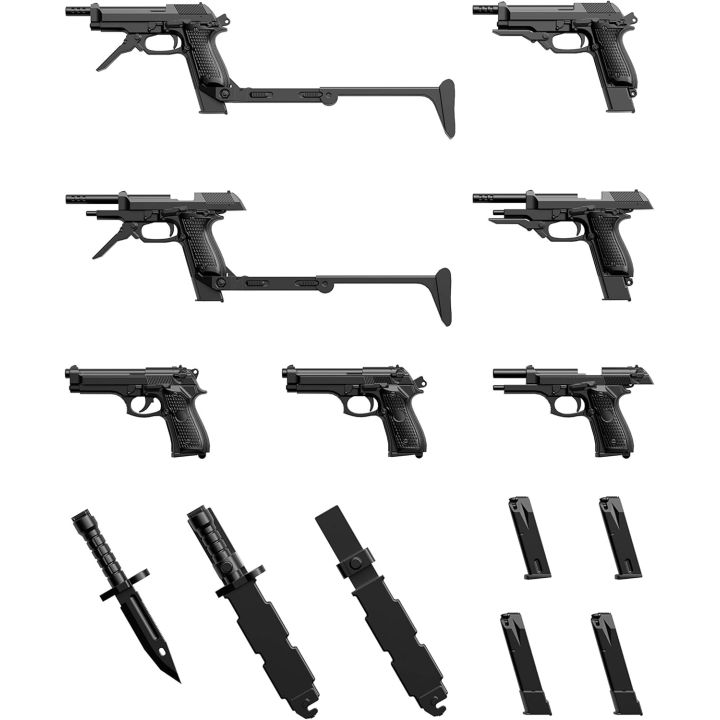 TomyTec LittleArmory LA049 M9 & M93R Type Plastic Model Kit
