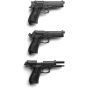TomyTec LittleArmory LA049 M9 & M93R Type Plastic Model Kit