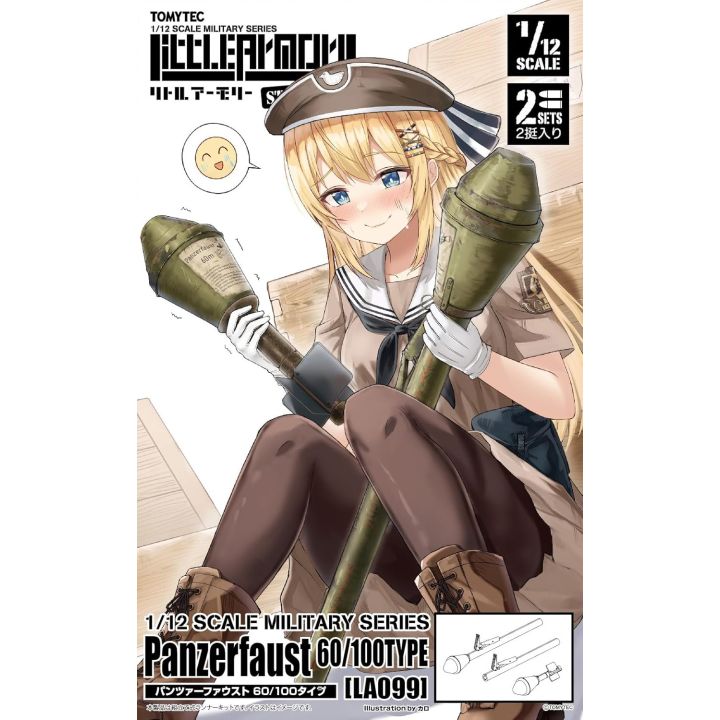 TomyTec LittleArmory STUDY1942 LA099 Panzerfaust 60/100 Type Plastic Model Kit