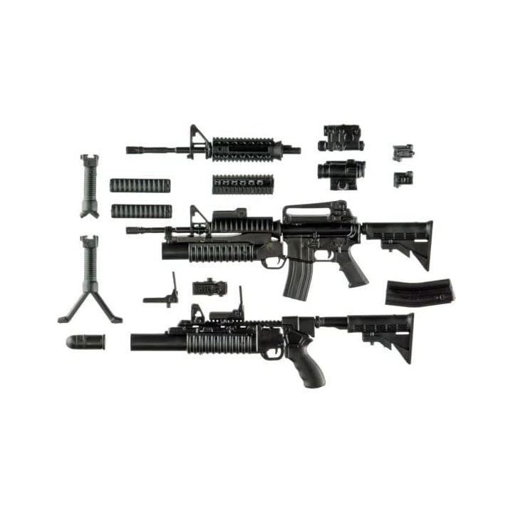 TomyTec LittleArmory LA100 M4A1 & M203 Type 2.0 Plastic Model Kit