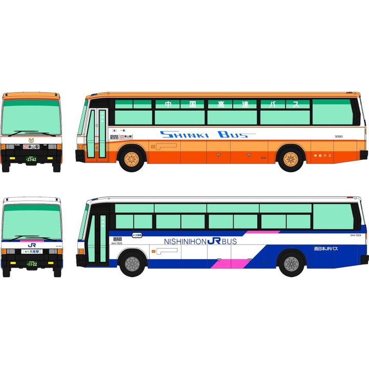 TomyTec The Bus Collection Chugoku Highway Bus 50th Anniversary 2 Car Set