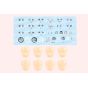 Kotobukiya Sousai Shojo Teien Customize Face & Decal Set Vol 5 Raguhonoerika Design for Yuki Madoka A Plastic Model Kit