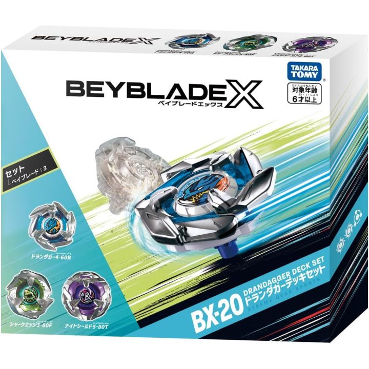Takara Tomy Beyblade X BX-20 Doranda Dagger Deck Set