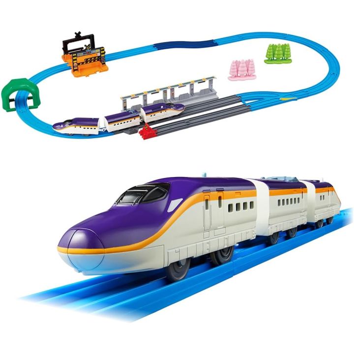 Takara Tomy Consolidated E8 Series Tsubasa & Tomica Arch Crossing Set