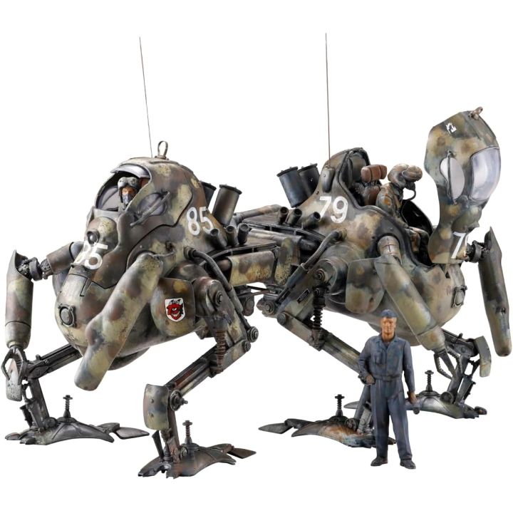 Kaiyodo ARTPLA Maschinen Krieger P.K.A. KANGAROO 2 kits & Maintenance Crew Plastic Model Kit