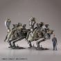 Kaiyodo ARTPLA Maschinen Krieger P.K.A. KANGAROO 2 kits & Maintenance Crew Plastic Model Kit
