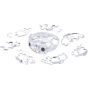 Hanayama Crystal Gallery My Melody 37 Pieces 3D Crytal Jigsaw Puzzle