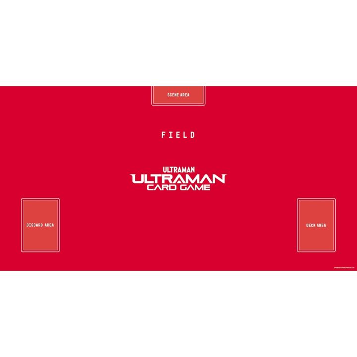 Tsuburaya Productions Ultraman Card Game Official Play Mat Red