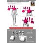 Kotobukiya Megami Device M.S.G 01 Tops Set Skin Color B Plastic Model Kit