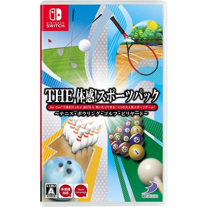 D3 Publisher THE Taikan ! Sports Pack Tennis, Bowling, Golf, Billiard NINTENDO SWITCH