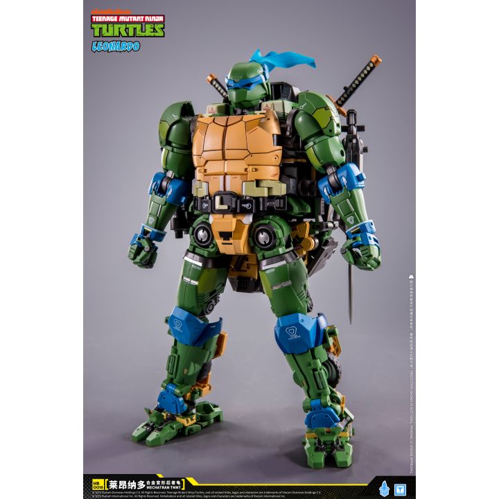 Heatboy HB0018 Teenage Mutant Ninja Turtles Leonardo Alloy Transformable Action Figure