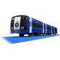 Takara Tomy Plarail Meitetsu 130th Anniversary Inverted Painted Blue Mewsky Train Toy