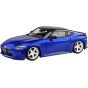 Aoshima RakuPla Snap Kit 17CU-SB Nissan RZ34 Fairlady Z Custom Wheels Seiran Blue Plastic Model Kit