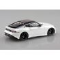 Aoshima RakuPla Snap Kit 17CU-PW Nissan RZ34 Fairlady Z Custom Wheels Prism White Plastic Model Kit