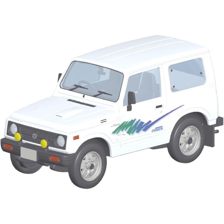 Aoshima RakuPla Snap Kit 18-SW SUZUKI JA11 Jimny Superior White Plastic Model Kit