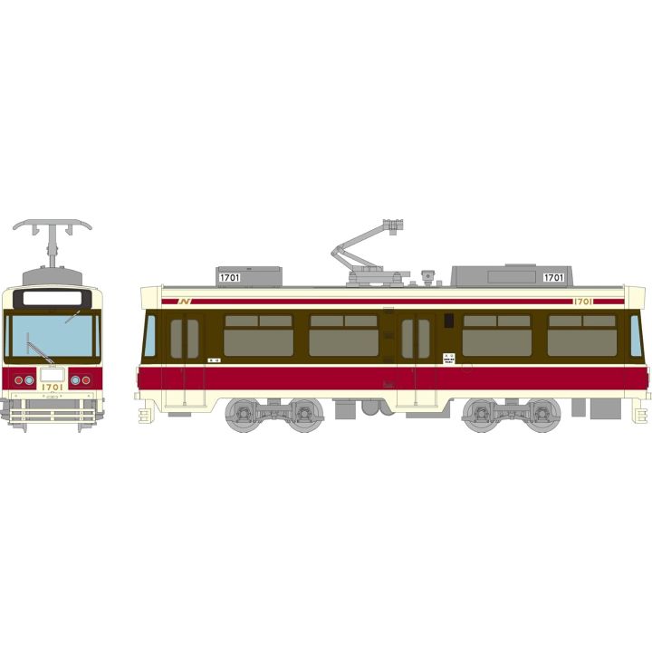 TomyTec Railway Collection Nagasaki Electric Tramway Type 1700 No 1701