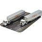 TomyTec Trailer Collection Mitsui O.S.K Lines Ferry Sunflower Wing Trailer 2 Set
