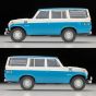TomyTec 1/64 Scale Tomica Limited Vintage TLV-104d Toyota Land Cruiser FJ56V Model White / Blue