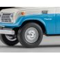TomyTec 1/64 Scale Tomica Limited Vintage TLV-104d Toyota Land Cruiser FJ56V Model White / Blue