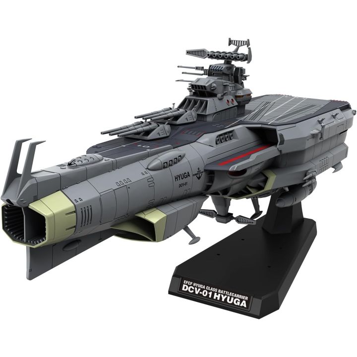 Bandai Spirits 1/1000 Be Forever Yamato REBEL 3199 Earth Defense Hyuga Class Combat Cruiser DCV-01 Hyuga Plastic Model Kit