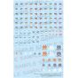 Kotobukiya Megami Device M.S.G Puni Mofu Lang Eye Decal Set Plastic Model Kit