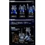 Nuclear Gold Reconstruction Crystal Envoy Wolf Warrior Mega Mode 1/72 Scale Alloy Action Figure