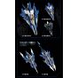 Nuclear Gold Reconstruction Crystal Envoy Wolf Warrior Mega Mode 1/72 Scale Alloy Action Figure