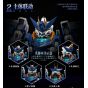 Nuclear Gold Reconstruction Crystal Envoy Wolf Warrior Mega Mode 1/72 Scale Alloy Action Figure