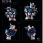 Nuclear Gold Reconstruction Crystal Envoy Wolf Warrior Mega Mode 1/72 Scale Alloy Action Figure