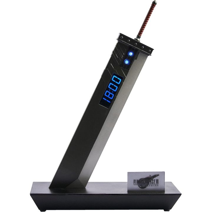 Square Enix Final Fantasy VII Remake Digital Clock Buster Sword