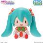 SEGA Fave Hatsune Miku x Love and Berry Dress Up and Dance! Fuwa Petit Deformed Lovely Strawberry Figure