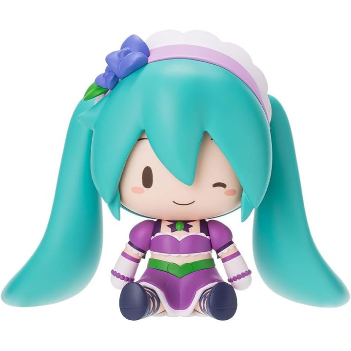 SEGA Fave Hatsune Miku x Love and Berry Dress Up and Dance! Fuwa Petit Deformed Kirarin Purple Figure