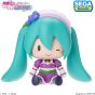 SEGA Fave Hatsune Miku x Love and Berry Dress Up and Dance! Fuwa Petit Deformed Kirarin Purple Figure