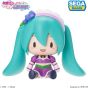 SEGA Fave Hatsune Miku x Love and Berry Dress Up and Dance! Fuwa Petit Deformed Kirarin Purple Figure