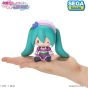 SEGA Fave Hatsune Miku x Love and Berry Dress Up and Dance! Fuwa Petit Deformed Kirarin Purple Figure