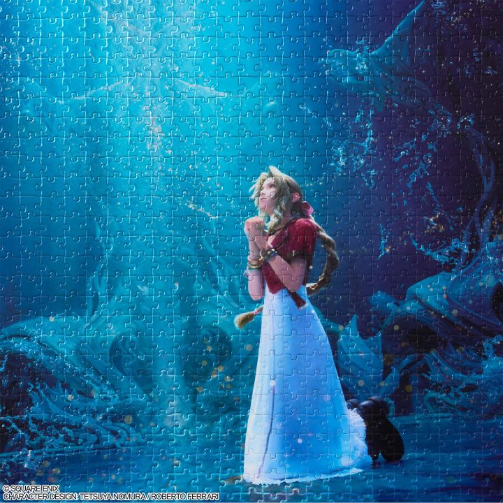 Square Enix Final Fantasy VII Rebirth 1000 Piece Jigsaw Puzzle Key Visual Aerith