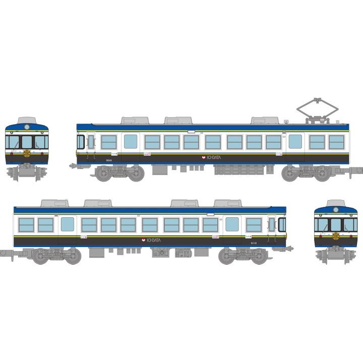 TomyTec Railway Collection Ichibata Electric Railway 5000 Series Thank you 5010 Formation 2 Car Set A