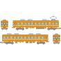 TomyTec Railway Collection Ichibata Electric Railway 5000 Series 5009 Formation Orange Color 2 Car Set B
