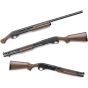 TomyTec LittleArmory LA055 M870 Type Hard Wood Plastic Model Kit