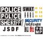 TomyTec LittleArmory LD005 Police Shield B Type Plastic Model Kit