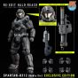 1000toys Re Edit Halo Reach 1/12 Scale Spartan B312 Noble Six Exclusive Edition Figure