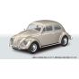 Aoshima RakuPla Snap Kit 20-LB Volkswagen Beetle Light Beige Plastic Model Kit