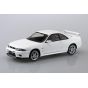 Aoshima RakuPla Snap Kit 21-WH Nissan R33 Skyline GT-R White Plastic Model Kit