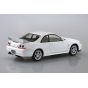Aoshima RakuPla Snap Kit 21-WH Nissan R33 Skyline GT-R White Plastic Model Kit