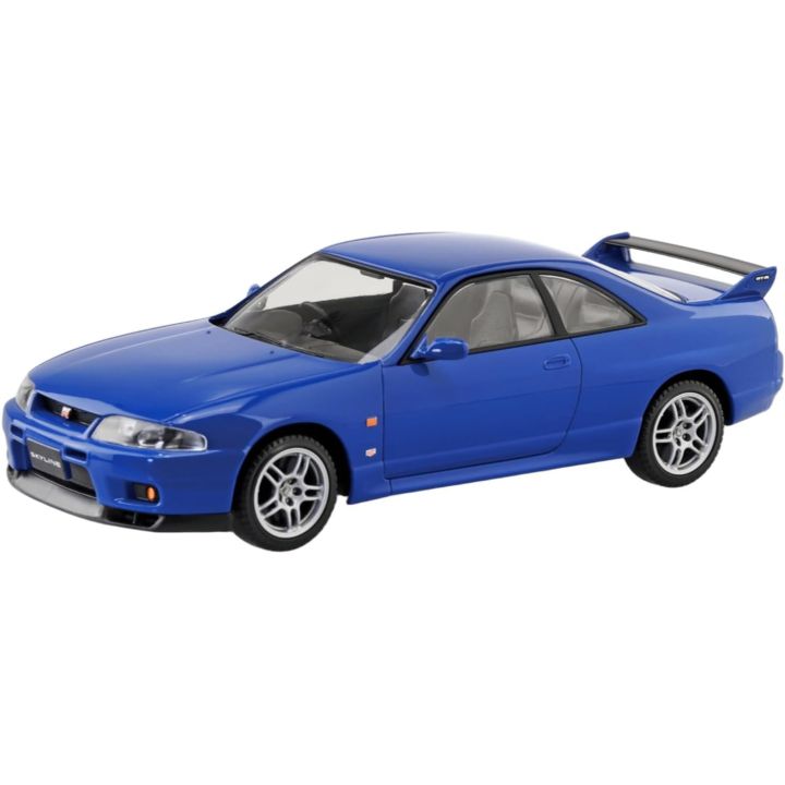 Aoshima RakuPla Snap Kit 21-BE Nissan R33 Skyline GT-R Blue Plastic Model Kit