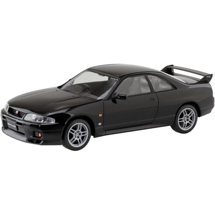 Aoshima RakuPla Snap Kit 21-BK Nissan R33 Skyline GT-R Black Plastic Model Kit