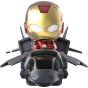 Hot Toys Cosbi Marvel Collection 080 Iron Man (Vehicle Series) Comic – Mini Bobblehead Figure